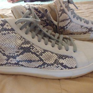 P448 High Top Sneaker - snake skin - size 39